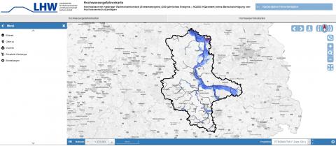 Geodatenviewer Hochwassergefahrenkarten Sachsen-Anhalt