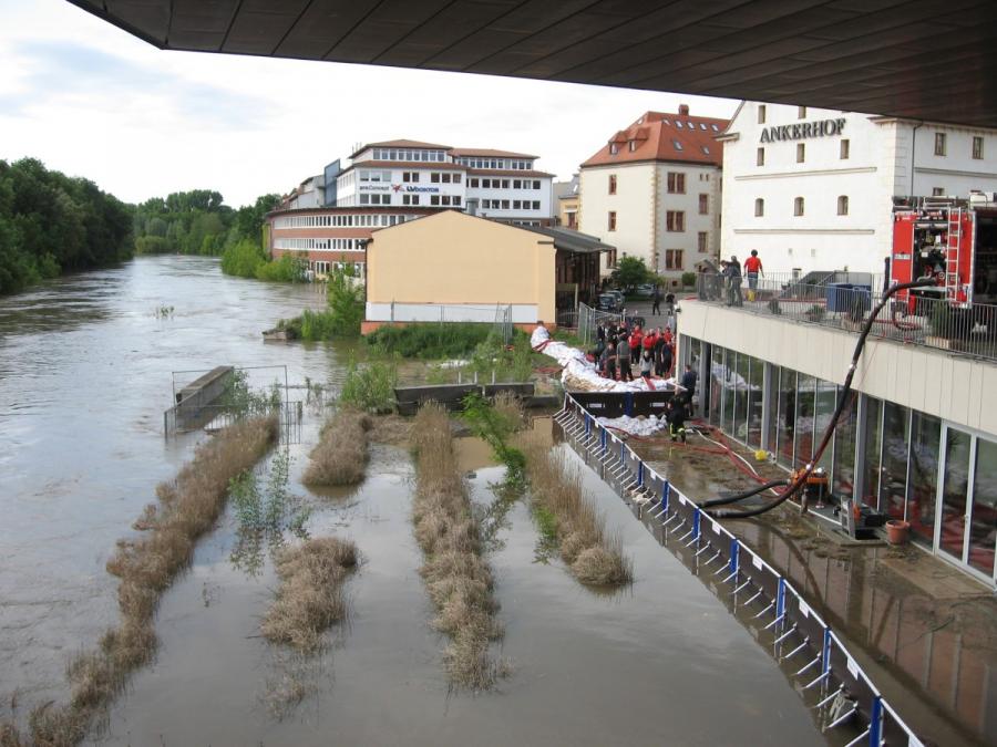 Schieferbrücke flussabwärts MMZ