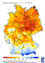 Trockenheit 2018 in Deutschland